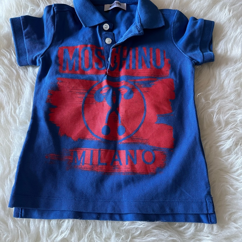 Like new Boys Moschino polo shirt.